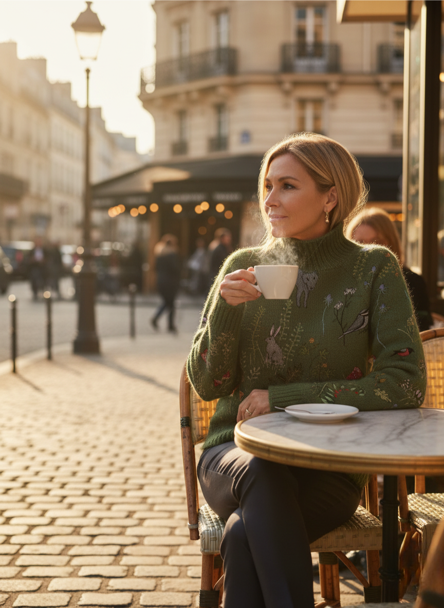 Daphné | Knitted Sweater in Merino Wool