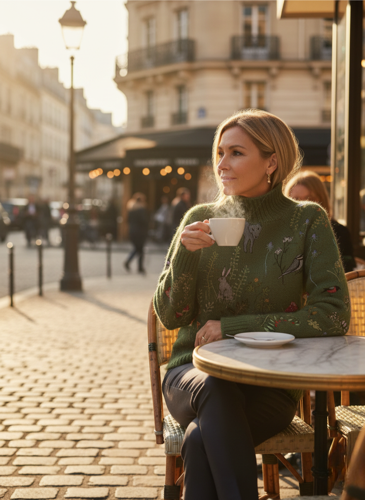 Daphné | Knitted Sweater in Merino Wool