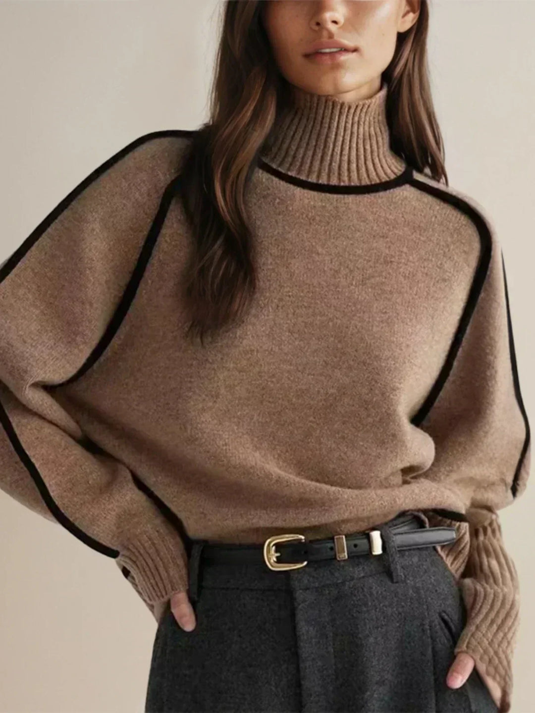 Elise – Refined Turtleneck Sweater
