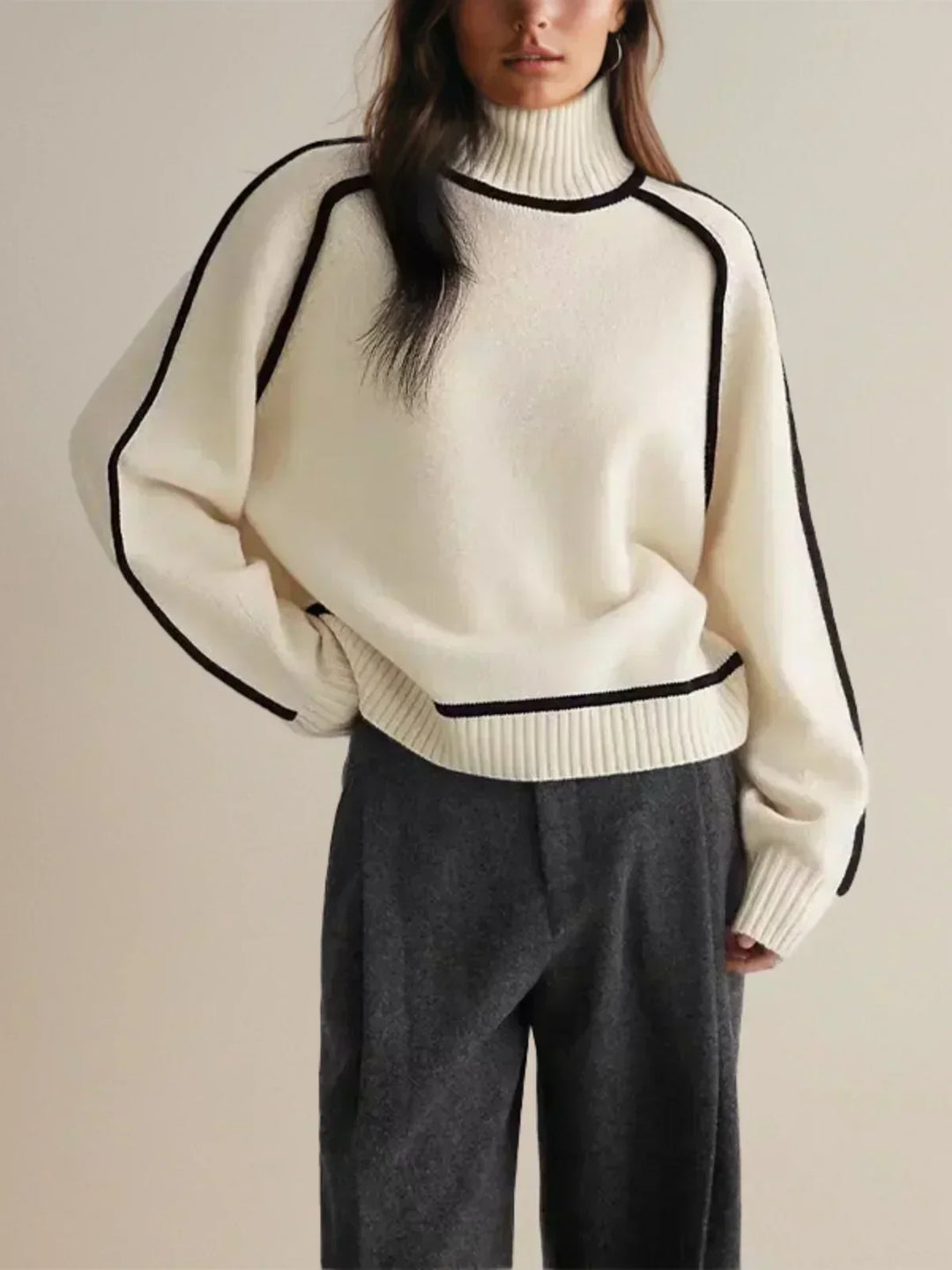 Elise – Refined Turtleneck Sweater