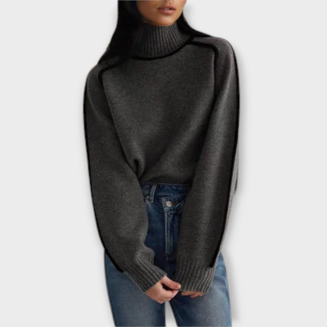 Emilie - Soft and Stylish High Neck Sweater