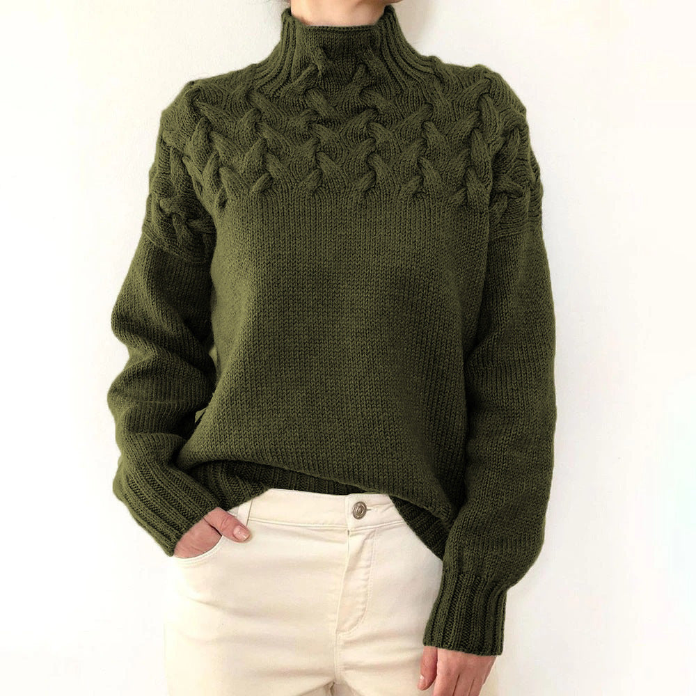 Léa – Elegant Knit Turtleneck Sweater