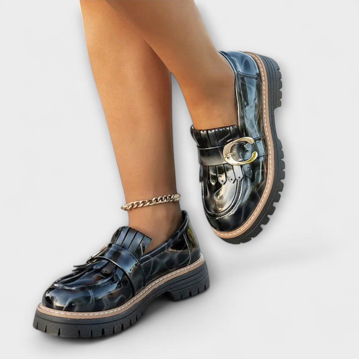 Nova – Abstract Printed Round-Toed Comfortable Slippers