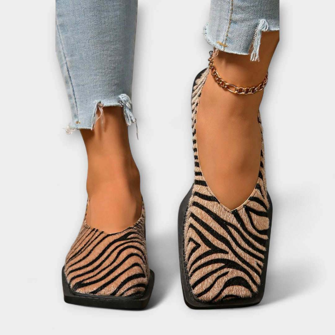 Ulani – Zebra Patterned Casual Shoes