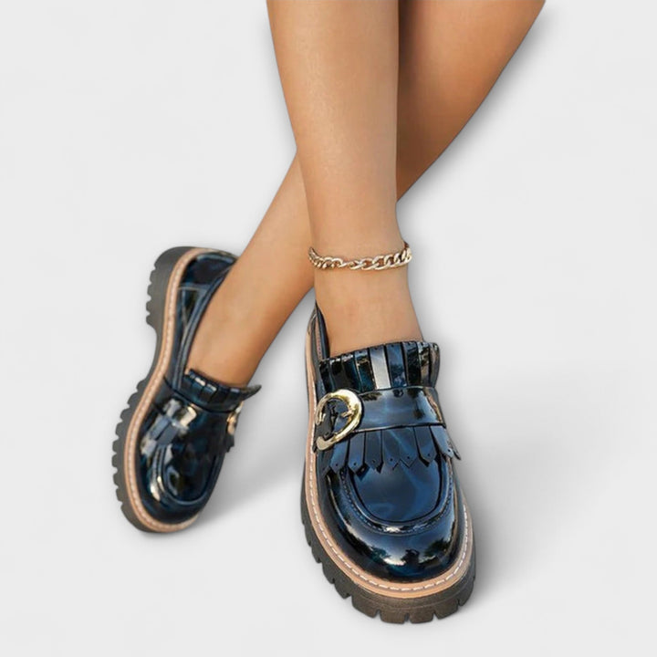 Nova – Abstract Printed Round-Toed Comfortable Slippers