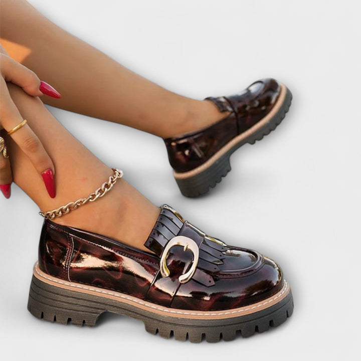 Nova – Abstract Printed Round-Toed Comfortable Slippers