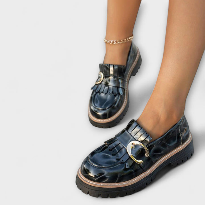 Nova – Abstract Printed Round-Toed Comfortable Slippers