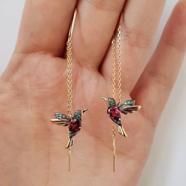 Sharine™ - Stylish Hummingbird Earrings